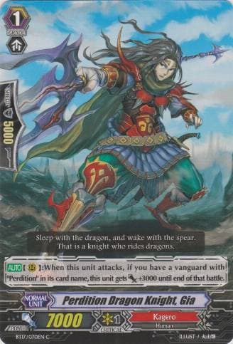 Perdition Dragon Knight, Gia