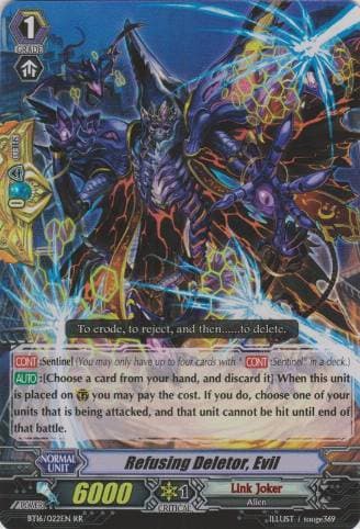 Refusing Deletor, Evil