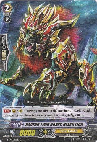 Sacred Twin Beast, Black Lion