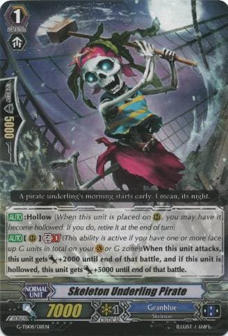 Skeleton Underling Pirate