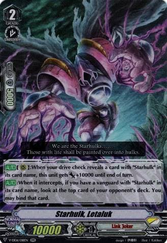 Starhulk, Letaluk