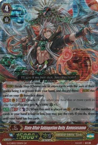 State Affair Subjugation Deity, Kamususanoo
