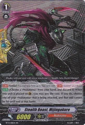 Stealth Beast, Mijingakure