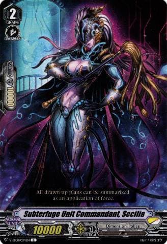 Subterfuge Unit Commandant, Secilia