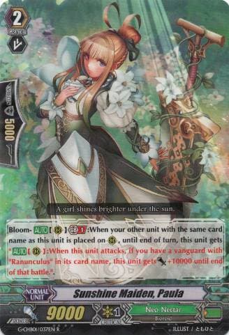 Sunshine Maiden, Paula
