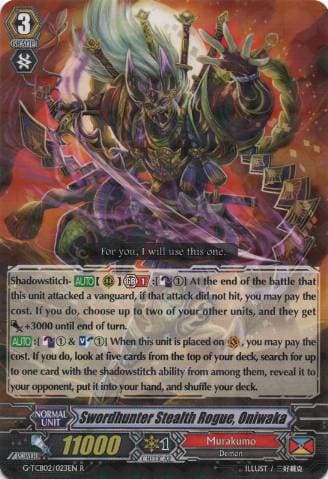 Swordhunter Stealth Rogue, Oniwaka