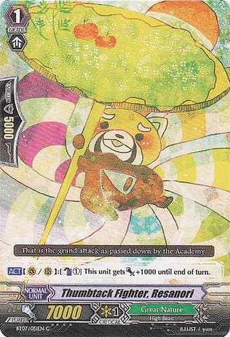 Thumbtack Fighter, Resanori