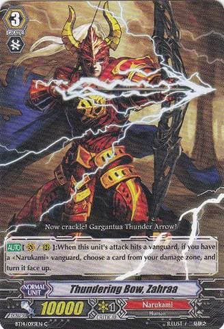 Thundering Bow, Zahraa