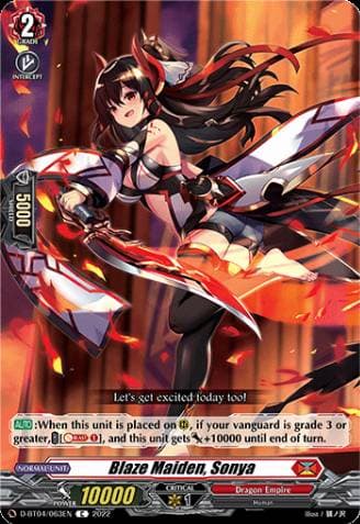 Blaze Maiden, Sonya