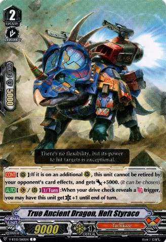 True Ancient Dragon, Heftstyraco