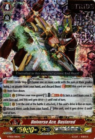 Universe Ace, Bustered
