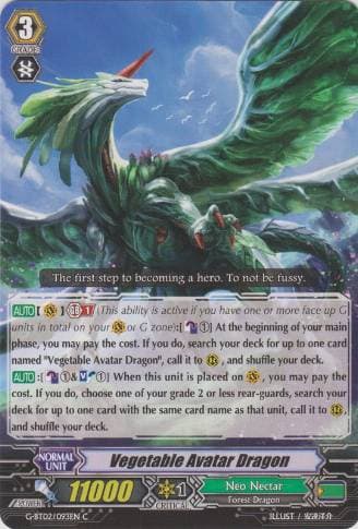 Vegetable Avatar Dragon
