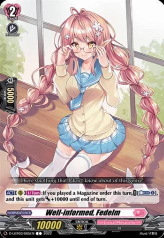 Well-informed, Fedelm