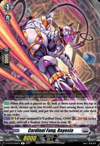 Cardinal Fang, Rayosia