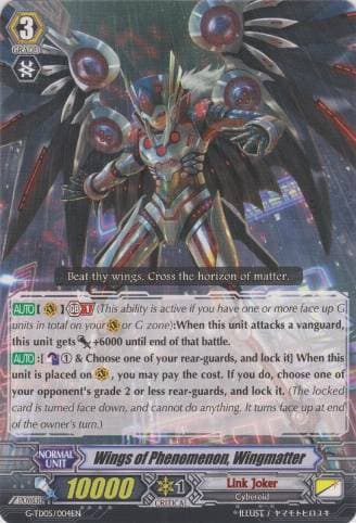 Wings of Phenomenon, Wingmatter