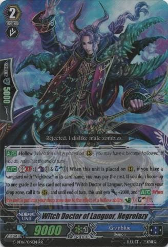 Witch Doctor of Languor, Negrolazy