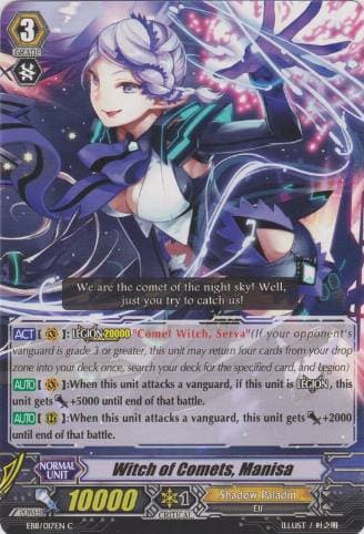 Witch of Comets, Manisa