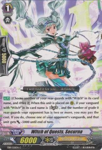 Witch of Quests, Securna