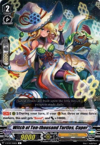 Witch of Ten-thousand Turtles, Caper