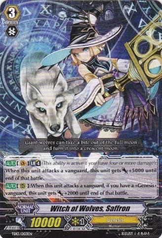 Witch of Wolves, Saffron
