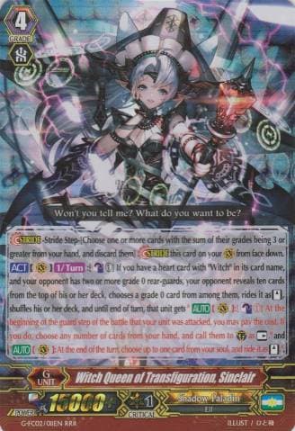 Witch Queen of Transfiguration, Sinclair