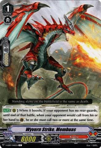 Wyvern Strike, Membuas