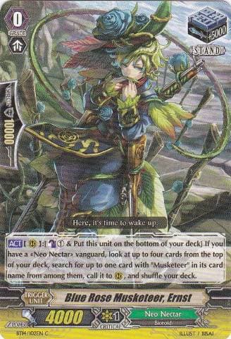 Blue Rose Musketeer, Ernst
