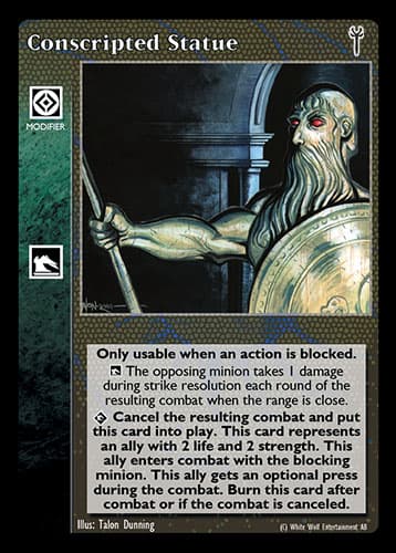 Conscripted Statue