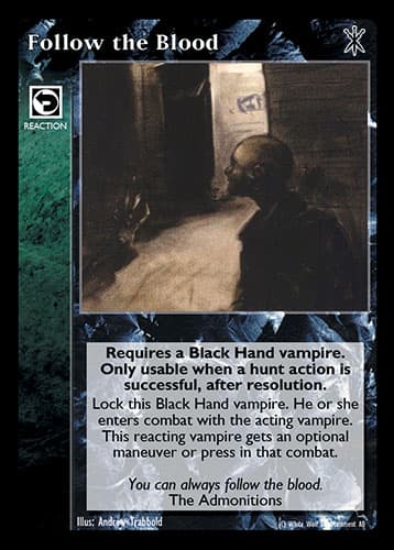 Follow the Blood