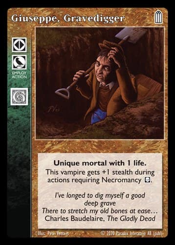 Giuseppe, Gravedigger