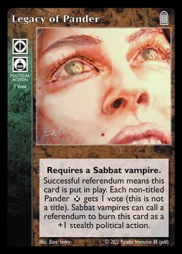 Legacy of Pander