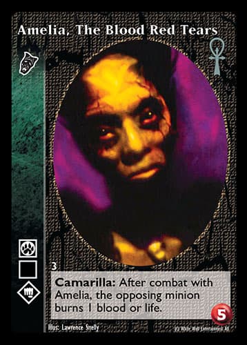 Amelia, The Blood Red Tears