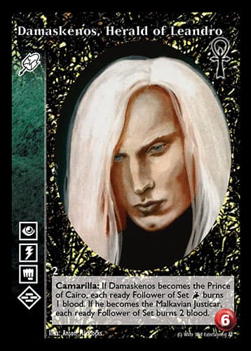 Damaskenos, Herald of Leandro