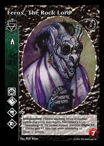 Ferox, The Rock Lord