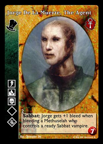 Jorge De La Muerte, The Agent