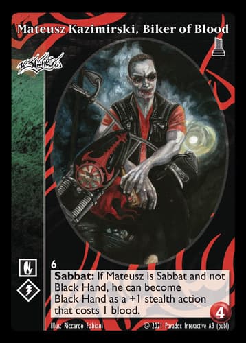 Mateusz Kazimirski, Biker of Blood