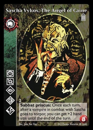 Sascha Vykos, The Angel of Caine