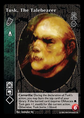 Tusk, The Talebearer