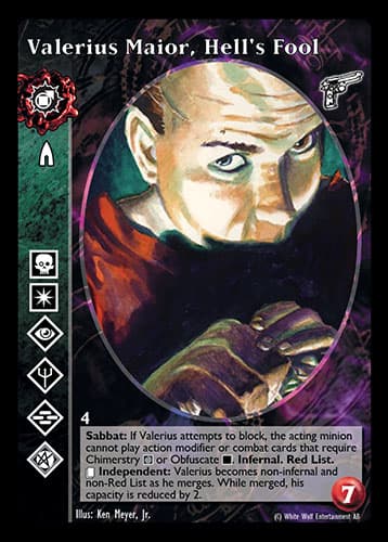 Valerius Maior, Hell's Fool