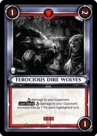 Ferocious Dire Wolves (Claimed)