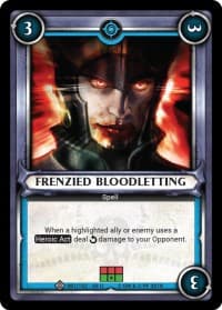 Frenzied Bloodletting (Unclaimed)