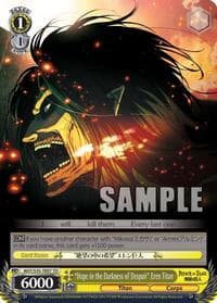 "Hope in the Darkness of Despair" Eren TItan
