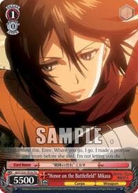"Honor on the Battlefield" Mikasa