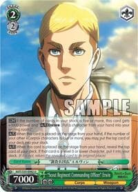 "Scout Regiment Commanding Officer" Erwin
