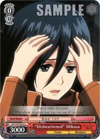 "Disheartened" Mikasa