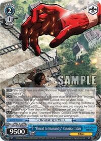 "Threat to Humanity" Colossal Titan