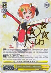 "That's Our Miracle" Rin Hoshizora (SP)