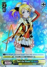 "That's Our Miracle" Eli Ayase (SP)