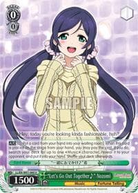 "Let's Go Out Together~" Nozomi