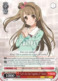 "Let's Go Out Together~" Kotori